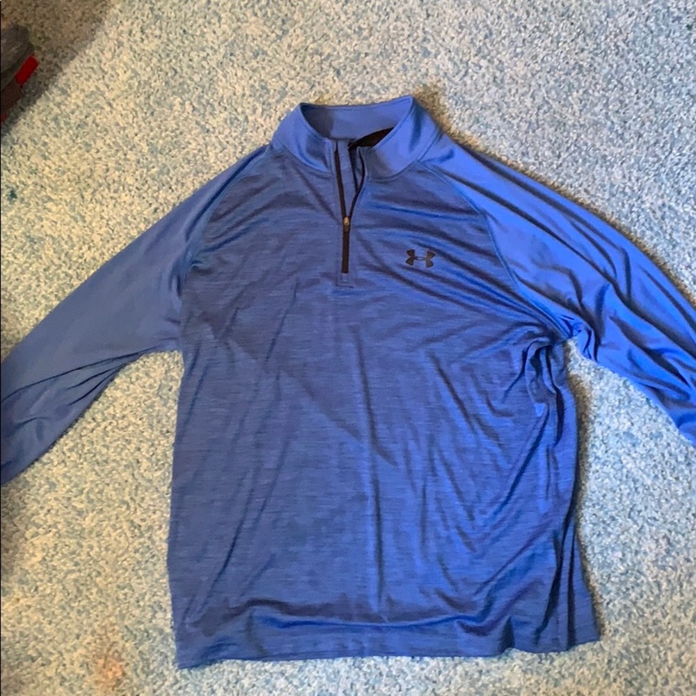 XL Blue Under Armour Quarter Zip